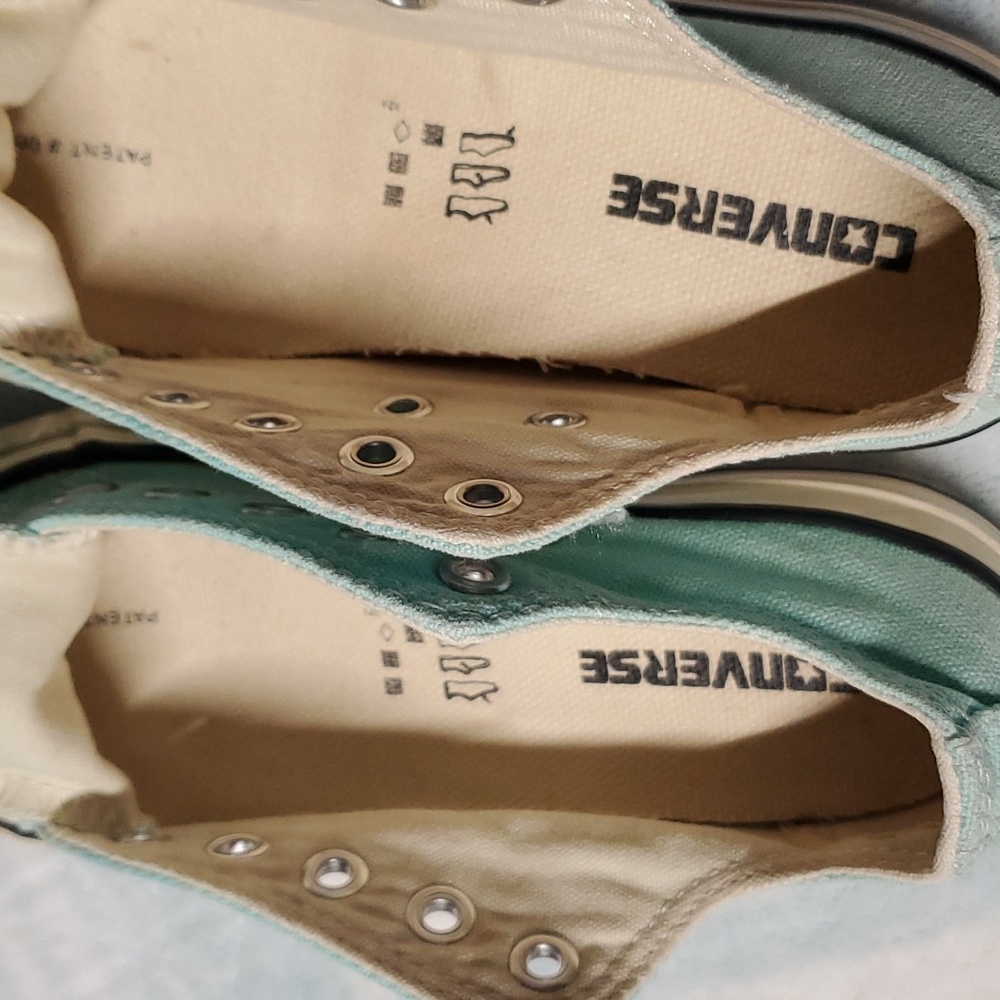 CONVERSE ALL STAR GIRLS BLUE SHOES SIZE 11 - Picture 10 of 12